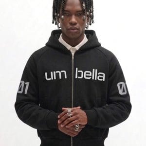 umbella black hoodie