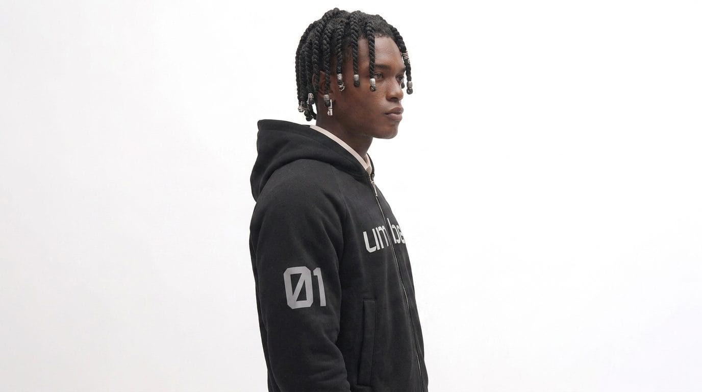 umbella black hoodie