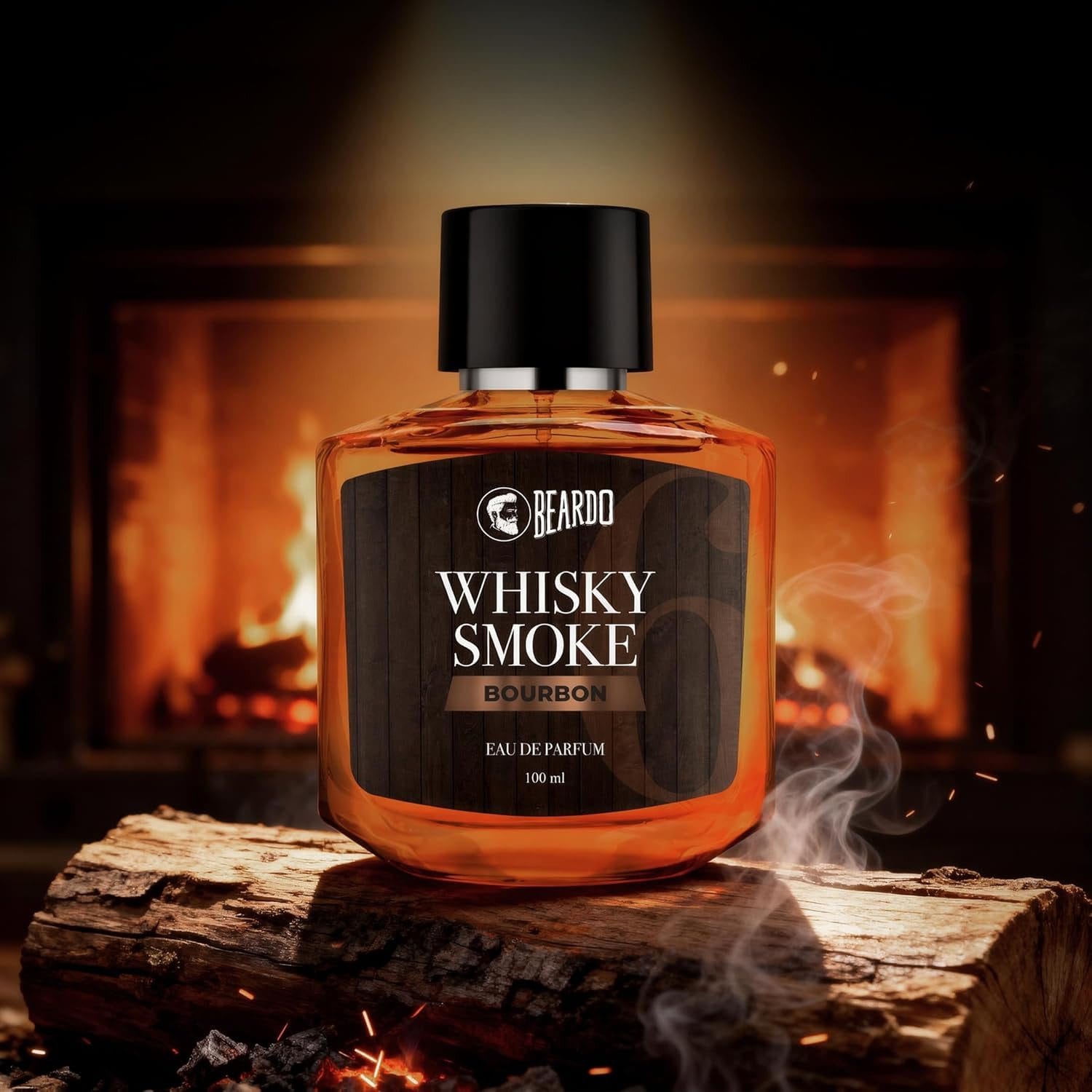 BEARDO Bourbon Whisky Smoke Perfume For Men, 100Ml | Oriental, Woody, Leathery - Image 2